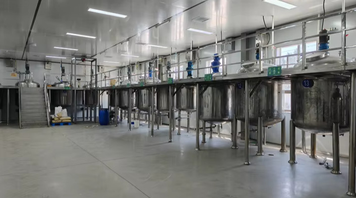 Beijing Junjing Hotel Products Co., Ltd. linea di produzione in fabbrica