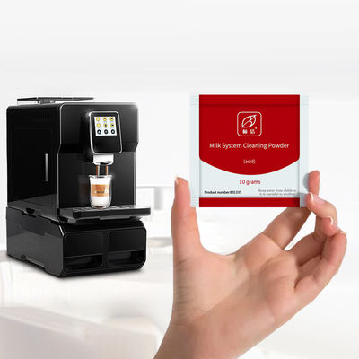 Tablette di pulizia per macchine da caffè Sistema di lavaggio del latte Funzione detergente Polvere pulita