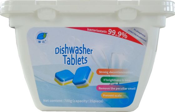 Contenuto di ingredienti attivi 50%-80% Cassa compresse lavastoviglie per pulizia domestica senza problemi