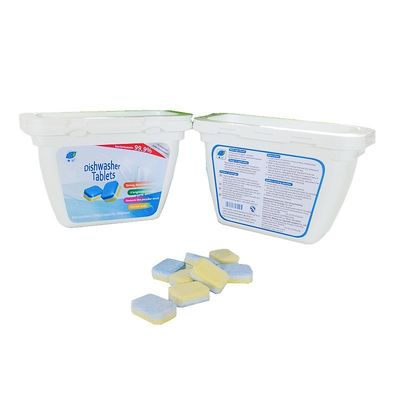 Contenuto di ingredienti attivi 50%-80% Cassa compresse lavastoviglie per pulizia domestica senza problemi