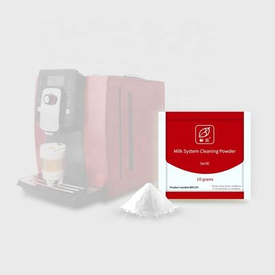Contenuto di principio attivo da 80% a 90% Polvere per la pulizia delle macchine di latte di caffè per uso commerciale