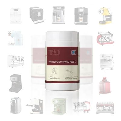100pcs 2g macchina da caffè detergente tablet descaler per la manutenzione della macchina da espresso