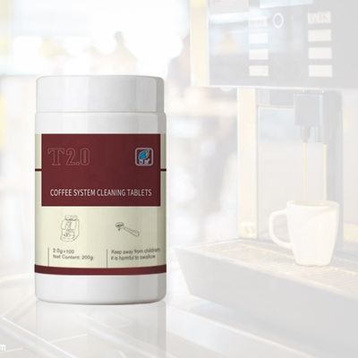 Macchina automatica per il caffè in bottiglia con compressa bianca di pulizia conveniente ed efficace