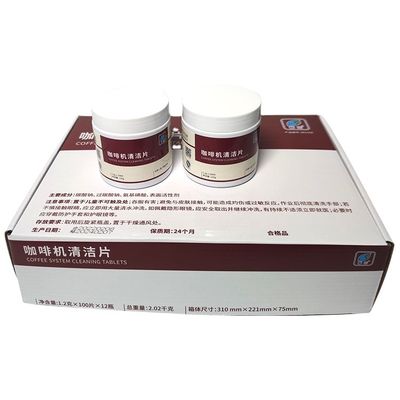 OEM 1.2gx100pcs compresse per la pulizia della macchina da caffè per le esigenze di manutenzione di tutte le stagioni